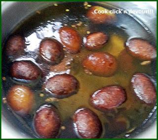 Gulab jamun with milk powder