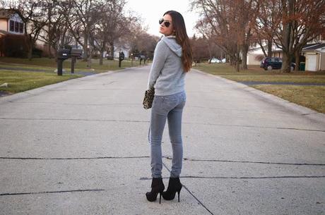 grey rag & bone jeans, topshop sweater