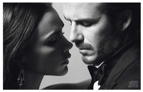 Victoria & David Beckham by Inez van Lamsweerde & Vinoodh Matadin for Vogue Paris December 2013/January 2014