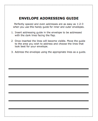 30 Days of Blogging (D.I.Y. and Paper Tips) Day Twenty-two: Addressing Envelopes 2 of 2