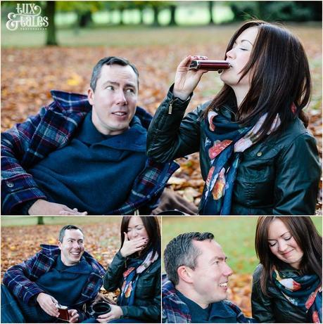 Whiskey picnic engagement shoot york 