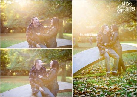 Autumn engagement shoot in York 