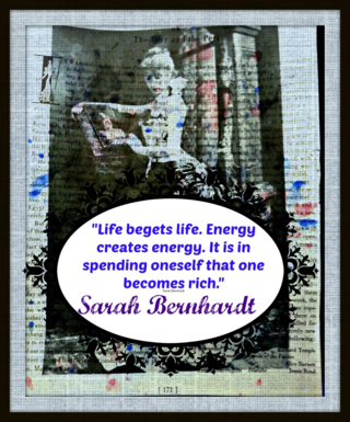 Sarah Bernhard offers inspiration for your blogging, writing & creativity. 