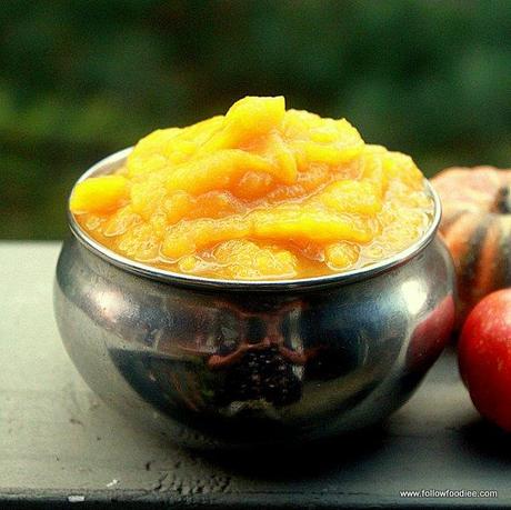 Pumpkin Puree made in pressure cooker method 