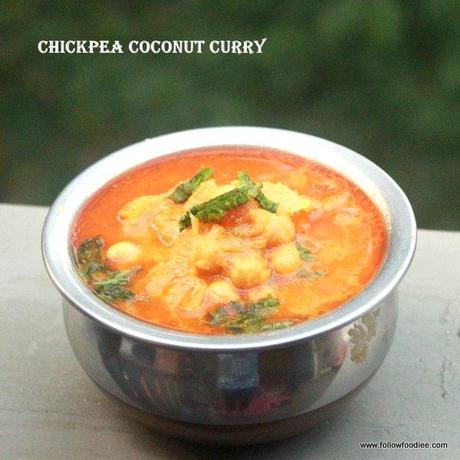 Easy Chickpea Curry Recipe with Stepwise pictures