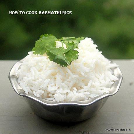 How To cook Basmathi Rice