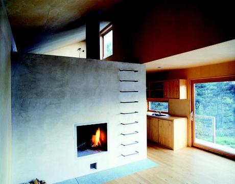 norwegian prefab cabin interior 