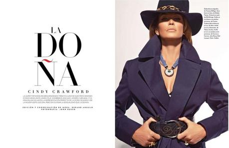 Cindy Crawford by John Russo for Marie Claire Mexico December 2013 