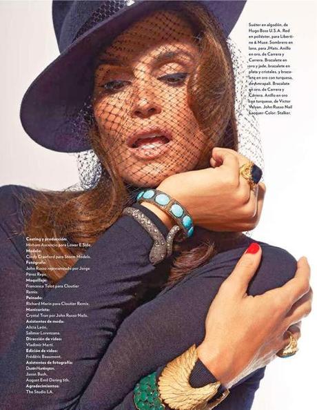 Cindy Crawford by John Russo for Marie Claire Mexico December 2013 