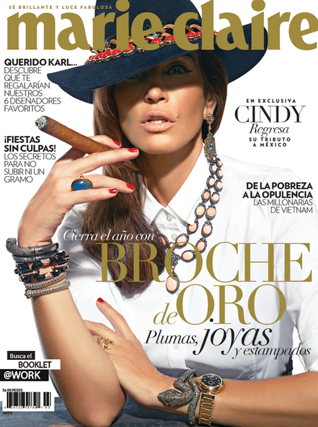 Cindy Crawford by John Russo for Marie Claire Mexico December 2013 