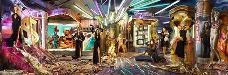 The Kardashians Christmas Card by David LaChapelle