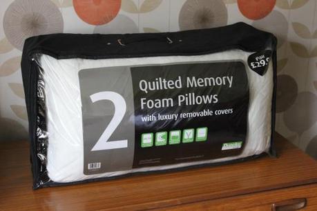 sleep challenge memory foam pillows from dunelm