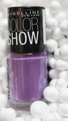 Maybelline Color Show Nail Paint: Lavender Lies and Constant Candy: Review/NOTD