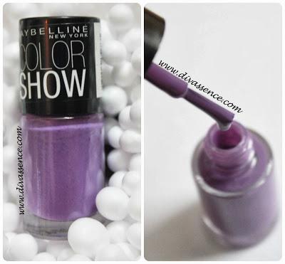 Maybelline Color Show Nail Paint: Lavender Lies and Constant Candy: Review/NOTD