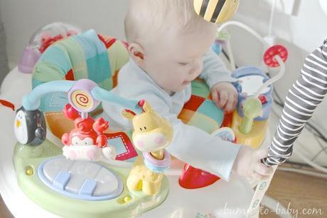 fisher price jumperoo, 7 month old baby
