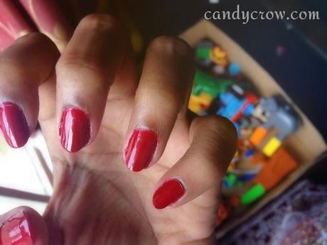 Lotus Nail Enamel  Review - Red Chilli