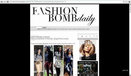 Press: Fashion Bomb Daily Feature