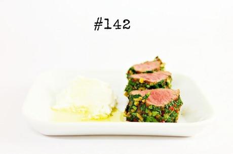 Lamb fillet with herbs, lemon & goat cheese #142