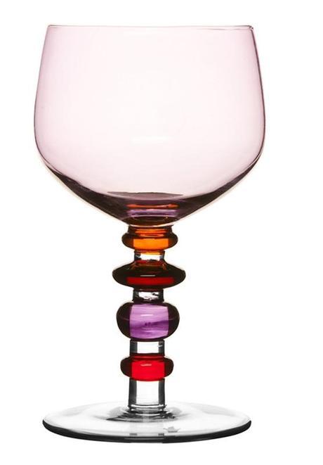 Set of Two Spectra Wine Glasses in Pink design by Sagaform