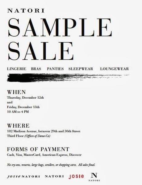 Shopping NYC | Natori Sample Sale