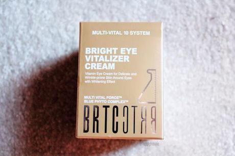 BRTC Bright Eye Vitalizer Cream Multi Vital 10 System Review