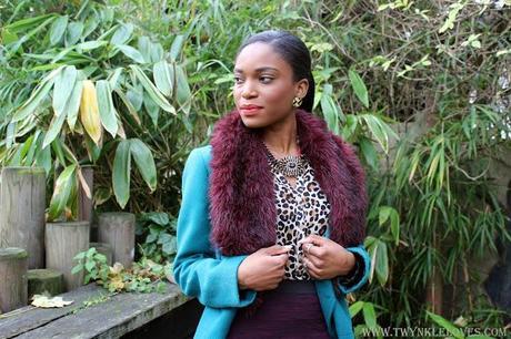 Today I'm Wearing: Leopard + Burgundy