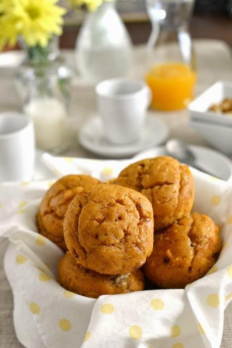 Pumpkin Cake Muffins (Eggless Recipe)