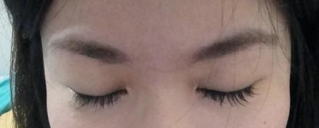 First eyelash extension: Novalash from Lolita