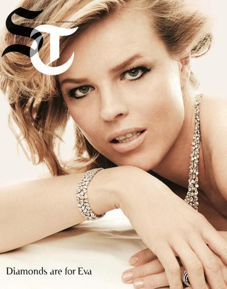 Eva Herzigova by Francesco Carrozzini for Sunday Telegraph Fall 2013 