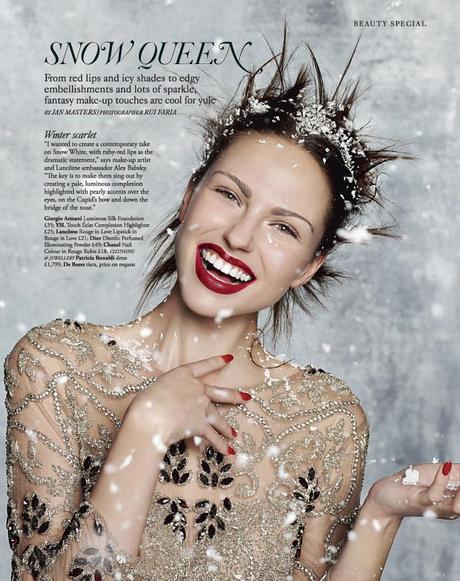 'Snow Queen' By Rui Faria for Harrods Magazine Christmas Beauty Special 