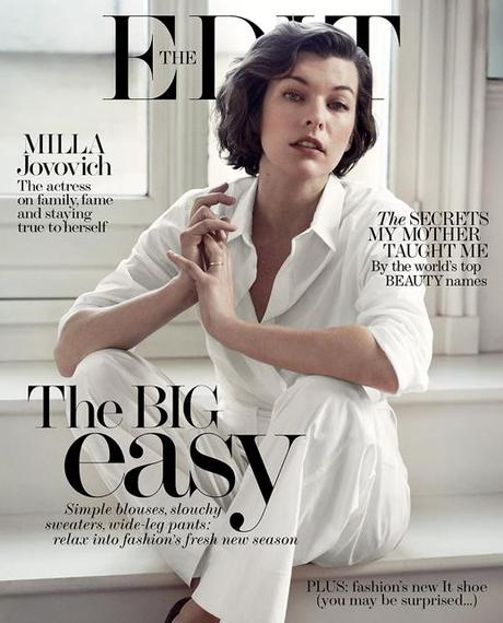 Milla Jovovich by Annemarieke Van Drimmelen for The Edit December 2013 