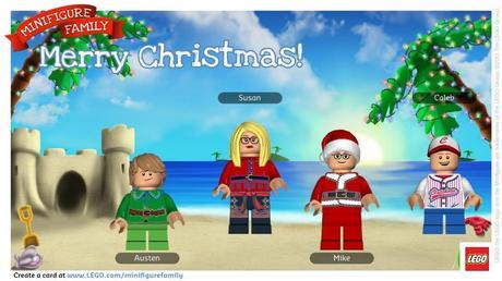 Create a Personalized LEGO Minifigure Holiday Card Featuring Your Family!