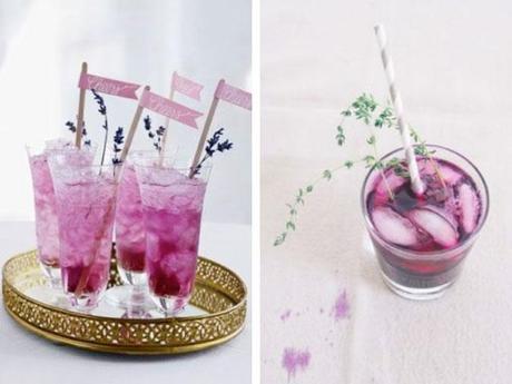 Pantone Radient Orchid Drinks