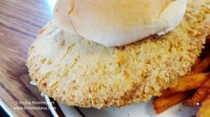 Social's Cafe in Swayzee, Indiana: Pork Tenderloin Sandwich