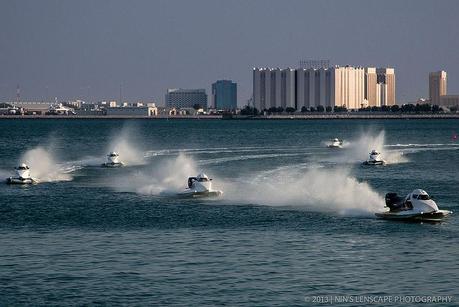 Speed boat racing