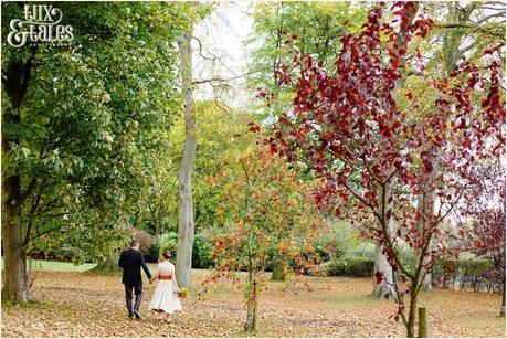 Yorkshire autumn themed wedding