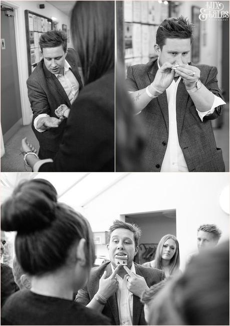 Mark waddington Wedding Magician at Autumn themed wedding in Yorkshire