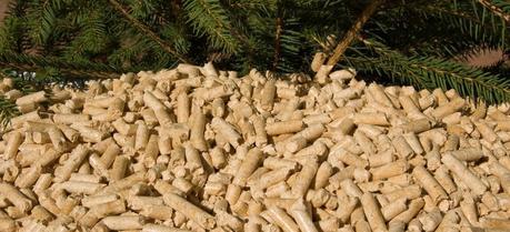 These wood pellets can be used as a fuel in heat boilers.