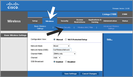 Wireless security - How to Change a Router Password 