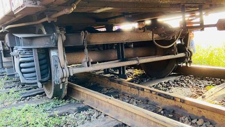 Trains delayed due to derailment in Kaluthara South Railway