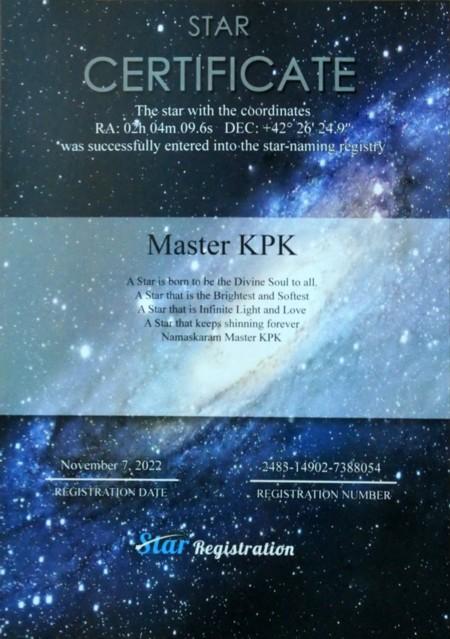 “Master KPK Star” registration