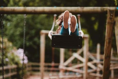 Pooped Out By The Swing