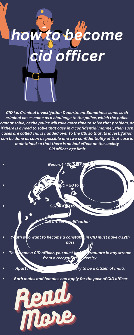 How to become CID officer How to become CID officer