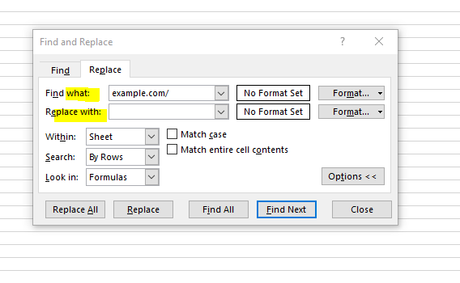 Excel & SEO – Removing Folders in URL Paths and other stuff