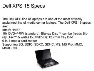 Review of the Dell XPS 15 