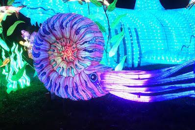 GLOWFARI AT THE OAKLAND ZOO: Panorama of Larger Than Life Animal Lanterns