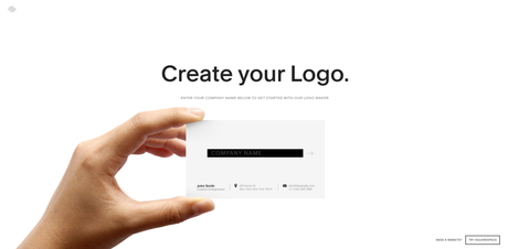 Squarespace Logo Maker website