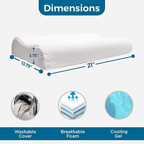 neck memory foam pillow