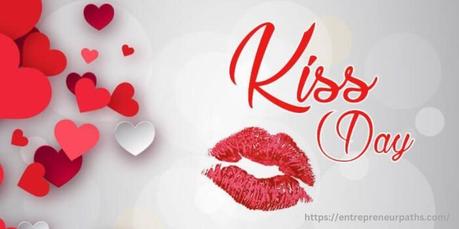 Romantic happy Kiss Day 2023 date sms quotes