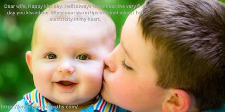 Romantic happy Kiss Day 2023 date sms quotes